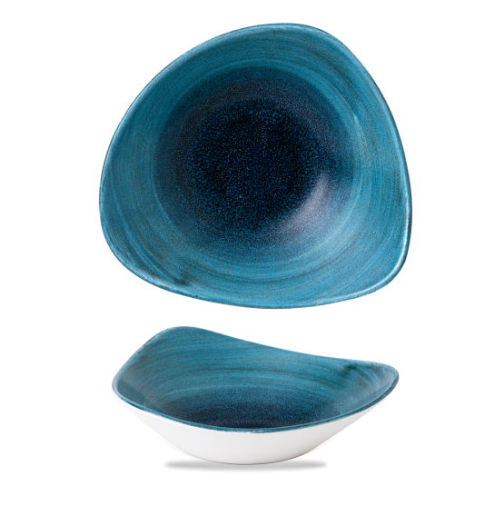 Aqueous Lagoon Triangle Bowl
